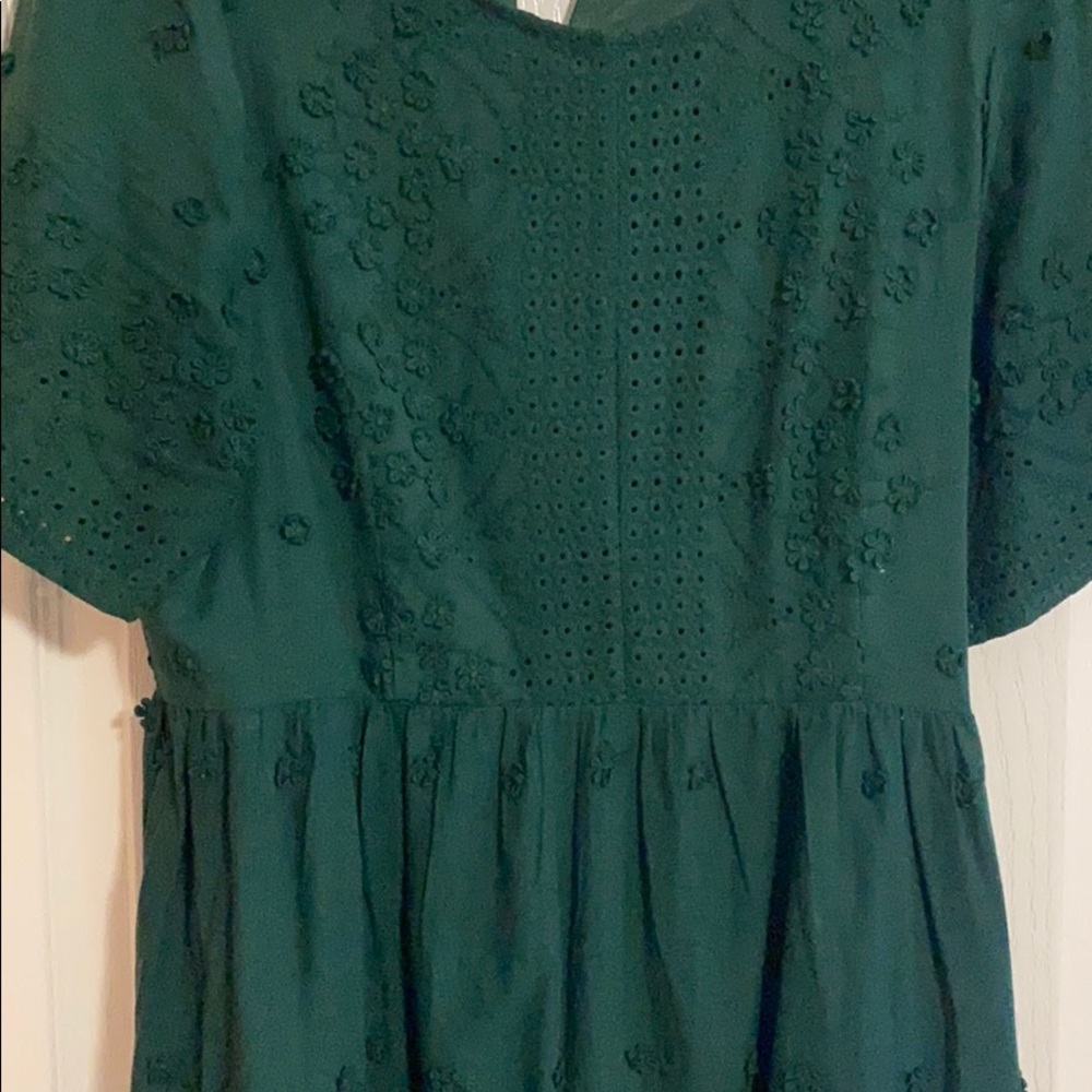 Midi green dress